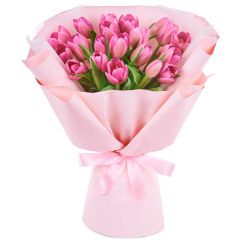 Розовые тюльпаны 