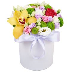 Коробка с цветами 